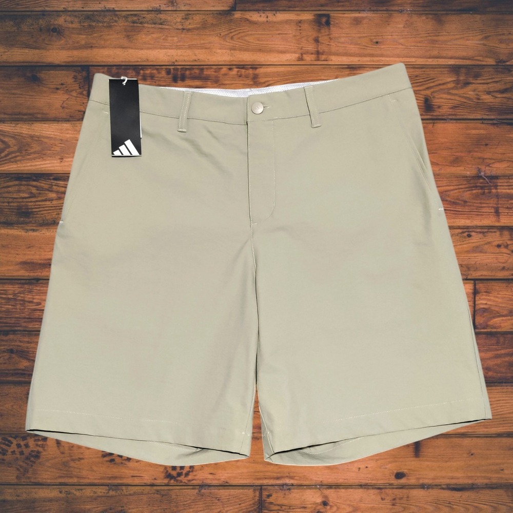 Adidas Ultimate 365 Men's Golf Shorts 8" Size 32 Actual 34 Khaki Tan NWT